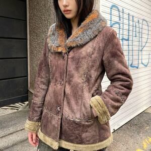 Indie Sleaze Fur Jacket Rockstar Girlfriend Coachella